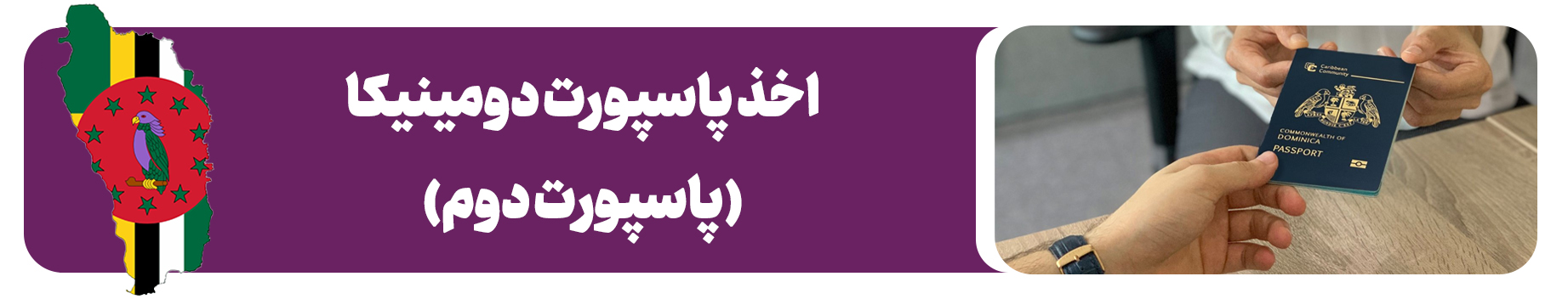 اخذ پاسپورت دومینیکا (پاسپورت دوم)